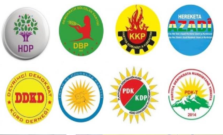 HEP'TEN HDP'YE KAPATILAN KÜRT PARTİLERİ